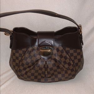 Louis Vuitton Sistina MM Ebene Bag